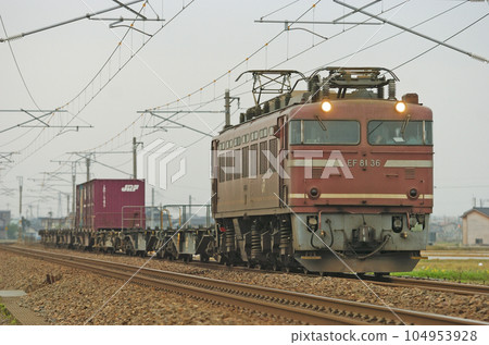 北陸本線 三河加賀笠 JR Freight EF81-36(富山) 北陸本線 三河加賀笠 JR Freight EF81-36(富山) 104953928