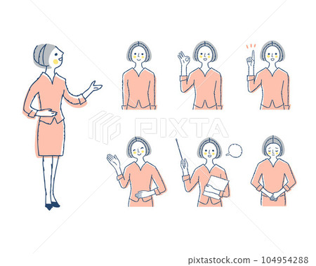 女導遊表情_h21變異套裝 104954288