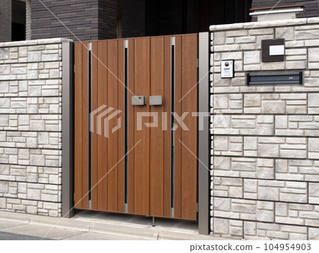 Residential gate Residential gate 104954903