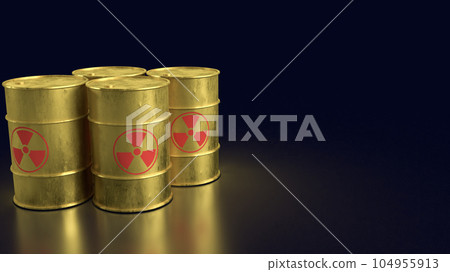 The radioactive tank for sci or nuclear concept 3d rendering The radioactive tank for sci or nuclear concept 3d rendering 104955913