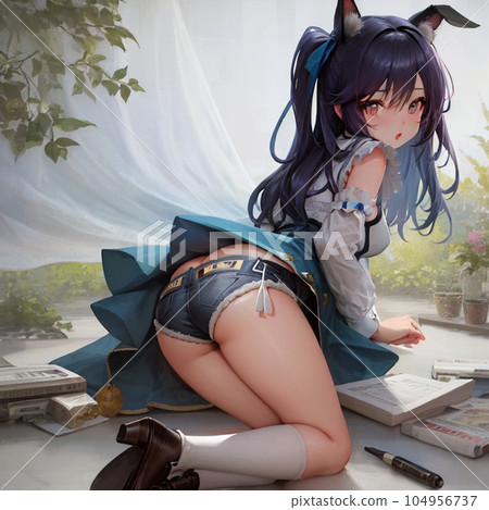 美少女女孩全身方形73 104956737