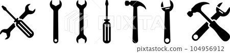 tool silhouette set 104956912