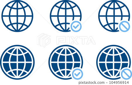 two color internet mark set two color internet mark set 104956914