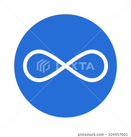 infinity blue circle infinity blue circle 104957001