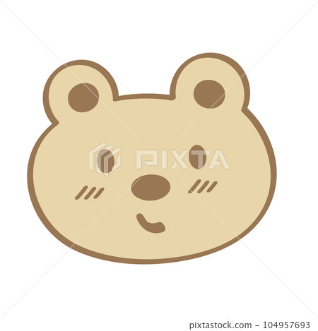 bear, animal, face, cartoon, cute, art, character, teddy 104957693