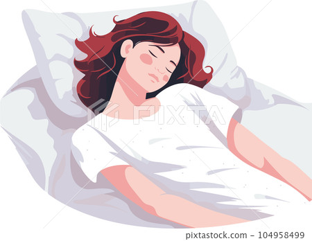 sleeping woman sleeping woman 104958499