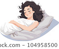熟睡中的女人 104958500
