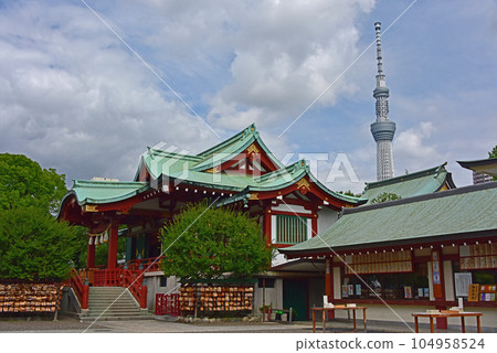 東京龜戶天神本宮和天空樹 104958524