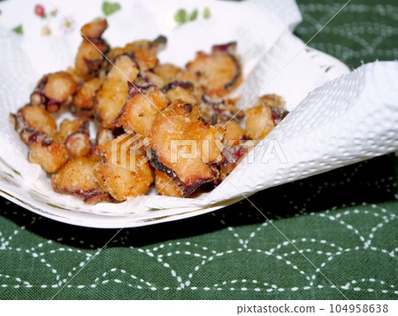 Deep-fried octopus Deep-fried octopus 104958638