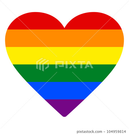 Rainbow color heart (LGBT) Rainbow color heart (LGBT) 104959814