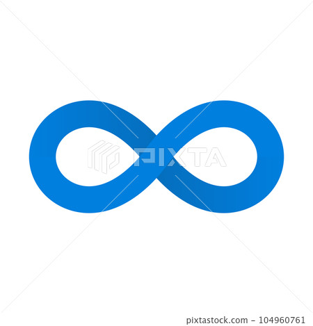 Modern infinity icon. Unlimited. vector. 104960761