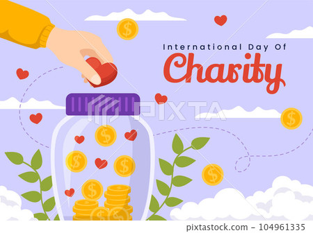 International Day of Charity Vector Illustration on 5 September with Donation Package Love Concept Background in Flat Cartoon Hand Drawn Templates International Day of Charity Vector Illustration on 5 September with Donation Package Love Concept Background in Flat Cartoon Hand Drawn Templates 104961335