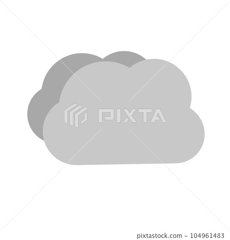 雲或氣體圖標。向量。 104961483