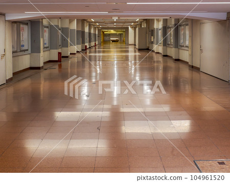 Tokyo Cityscape Unmanned Underground Passage 104961520