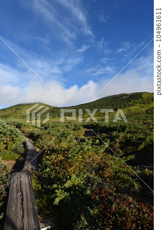 Issaikyo mountain climbing, Azuma mountain range, Fukushima prefecture 104961611