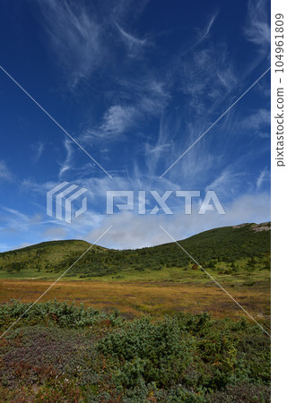 Issaikyo mountain climbing, Azuma mountain range, Fukushima prefecture 104961809