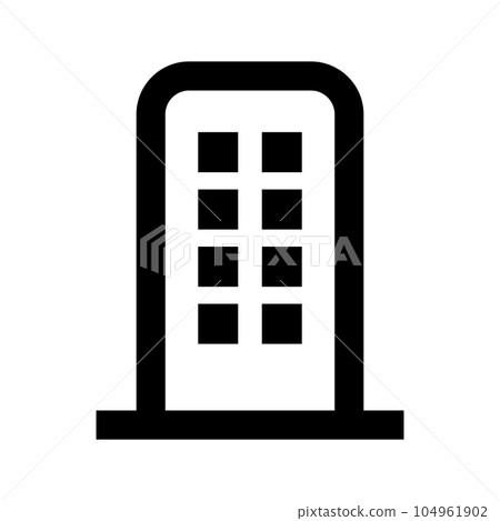 建築圖標。家庭或辦公室。向量。 104961902