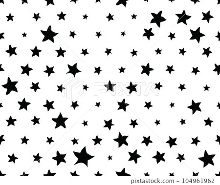 Seamless pattern with stars  on a white background 104961962