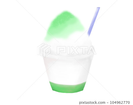 Shaved ice (melon flavor) Shaved ice (melon flavor) 104962770