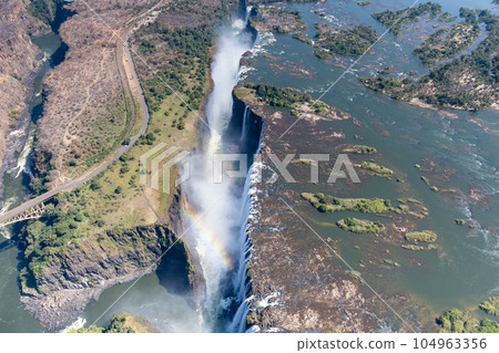 Aerial View of Victoria Falls Aerial View of Victoria Falls 104963356