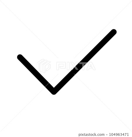 check mark black 104963471