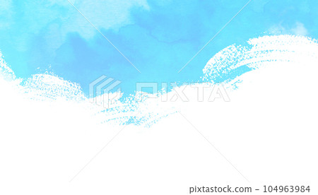藍色水彩紋理背景材料 藍色水彩紋理背景材料 104963984