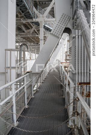 Railway department under the expressway of Seto Ohashi 104964472