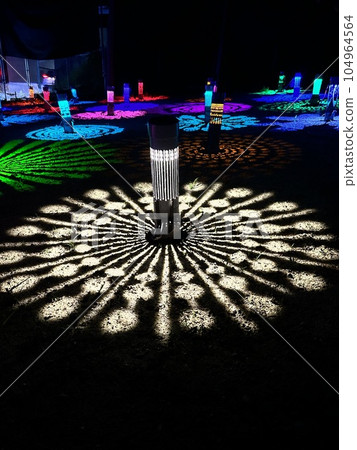 阿貴白澤螢火蟲村竹燈籠 104964564