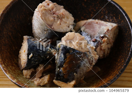 Canned mackerel Japanese food Canned mackerel Japanese food 104965879
