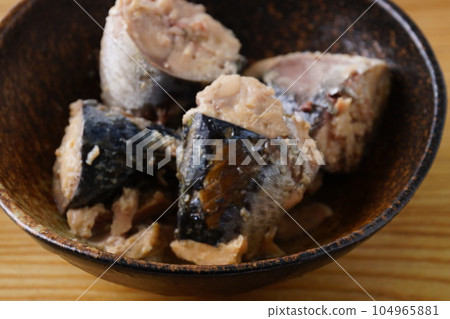 Canned mackerel Japanese food Canned mackerel Japanese food 104965881