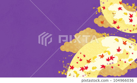 和風背景素材2023-秋4-3 和風背景素材2023-秋4-3 104966036