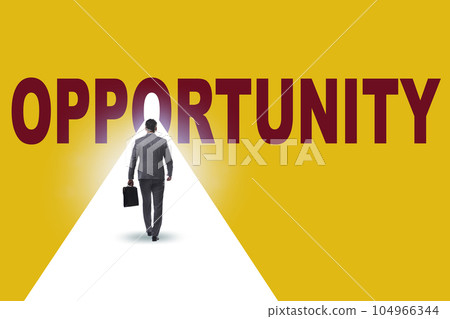 Opportunity concept with business people 104966344