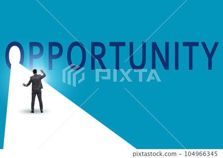 Opportunity concept with business people Opportunity concept with business people 104966345