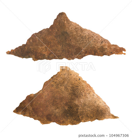 Watercolor illustration of cocoa powder. Isolated hand drawn illustration. Suitable for packaging design, menu with cacao products Watercolor illustration of cocoa powder. Isolated hand drawn illustration. Suitable for packaging design, menu with cacao products 104967306