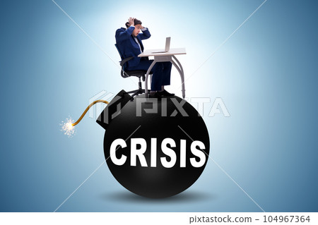 Tax concept with exploding bomb Tax concept with exploding bomb 104967364