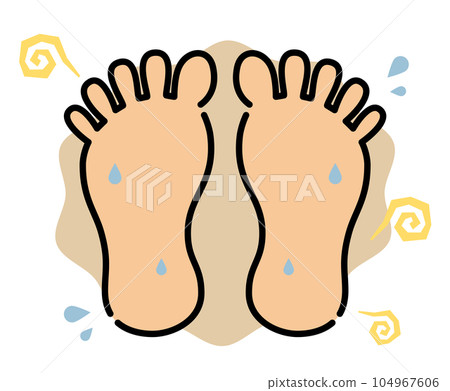Stuffy and smelly feet (both feet) Stuffy and smelly feet (both feet) 104967606