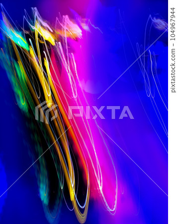 Blurred colored abstract background.  Bokeh effect defocused background. 104967944