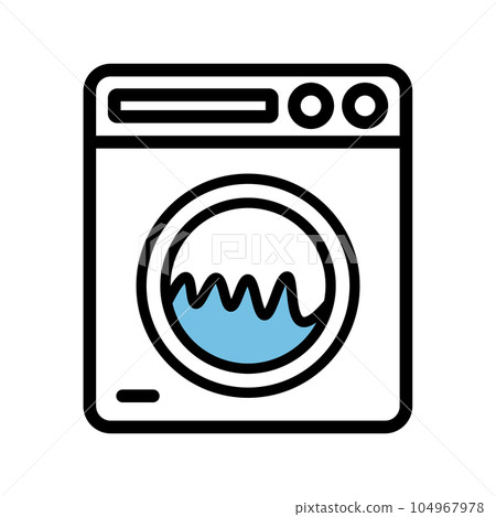 drum type washing machine washing 104967978