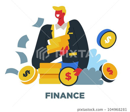 Human needs, finance, business and profit, wealth and material value 104968281