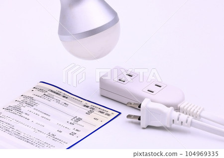 Image of electricity bill, electricity rate Image of electricity bill, electricity rate 104969335