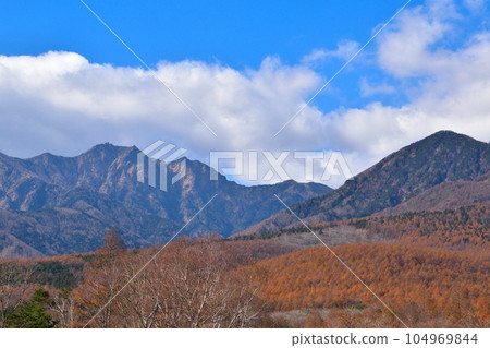 Autumn Southern foot of Mt. Yatsugatake 104969844