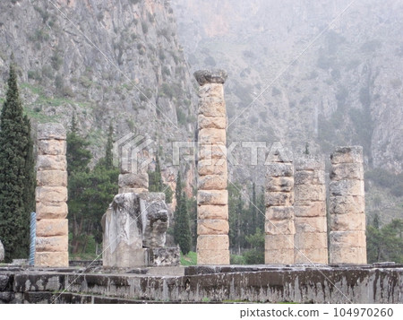 Archaeological site of Delphi in Greece Archaeological site of Delphi in Greece 104970260
