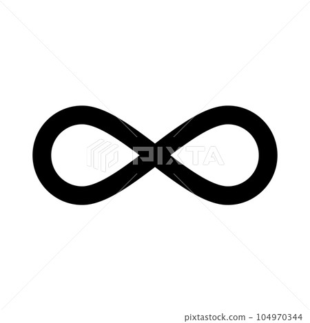 Infinity icon. unlimited or forever. vector. 104970344