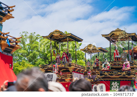 Tsutsui Town/Dekimachi Tenno Festival, Tokugawa Sonoyama Car (Nagoya City, Aichi Prefecture) 104971737