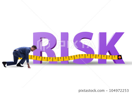 Risk measurement and assessment concept 104972253