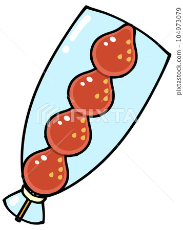 草莓糖插畫素材 草莓糖插畫素材 104973079