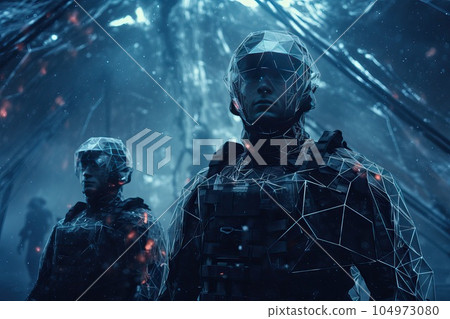 Robotization of modern warfare. 104973080