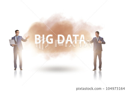 Big data concept with business people 104973164