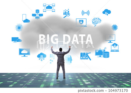 Big data concept with business people 104973170