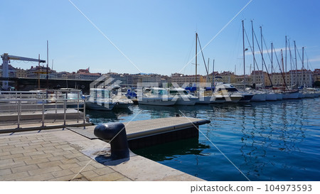 Old Port in Marseille. Marseille is the second largest city of France. Old Port in Marseille. Marseille is the second largest city of France. 104973593